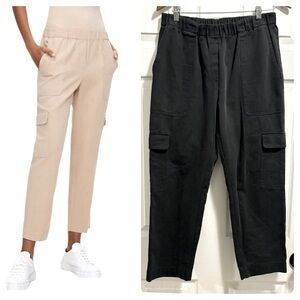 Babaton Ankle & Cropped Pants in Black and Cream